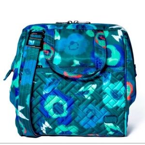 Lug Chewy Insulated Lunch Crossbody Bag in Mystic Bloom Forest